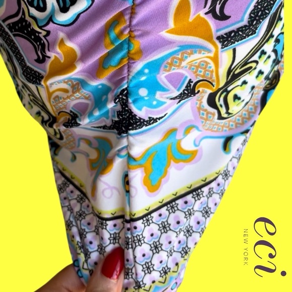 Women's Multicolor Printed Blouse - Picture 6 of 9